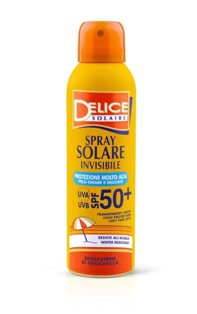 Delice Solaire Transparentní opalovací sprej SPF50+ 150 ml