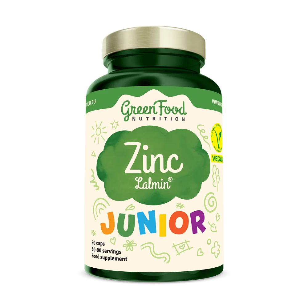 GreenFood Nutrition Junior Zinc Lalmin® 90 kapslí