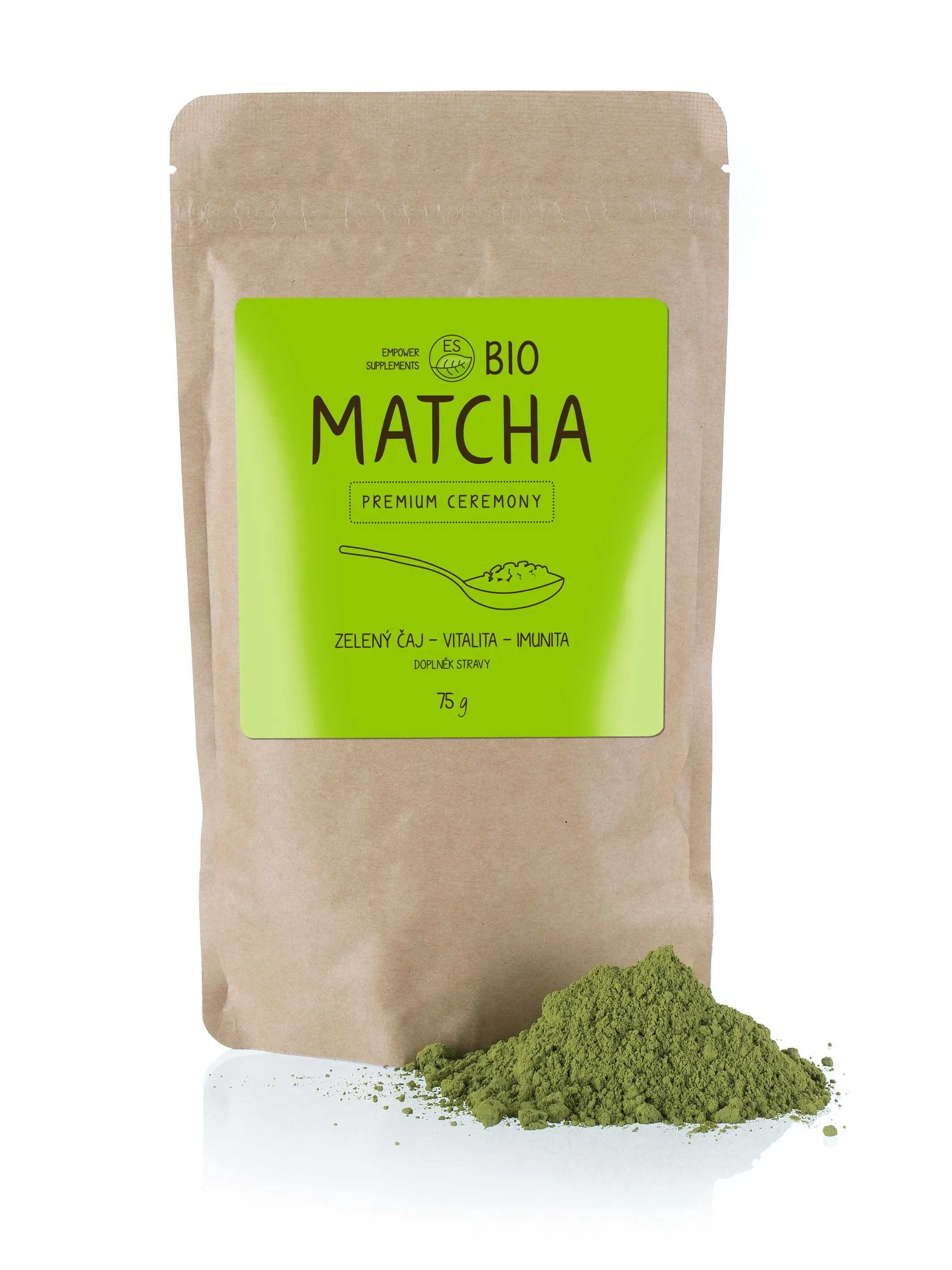 ES BIO Matcha tea PREMIUM CEREMONY 75 g