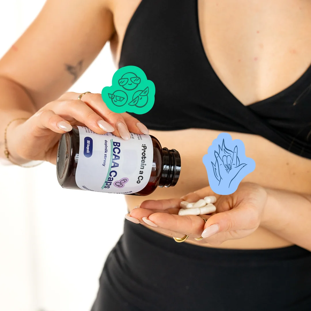 Protein a Co BCAA Caps 80 kapslí