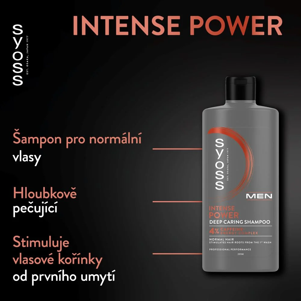 Syoss MEN Power šampon na normální vlasy 440 ml