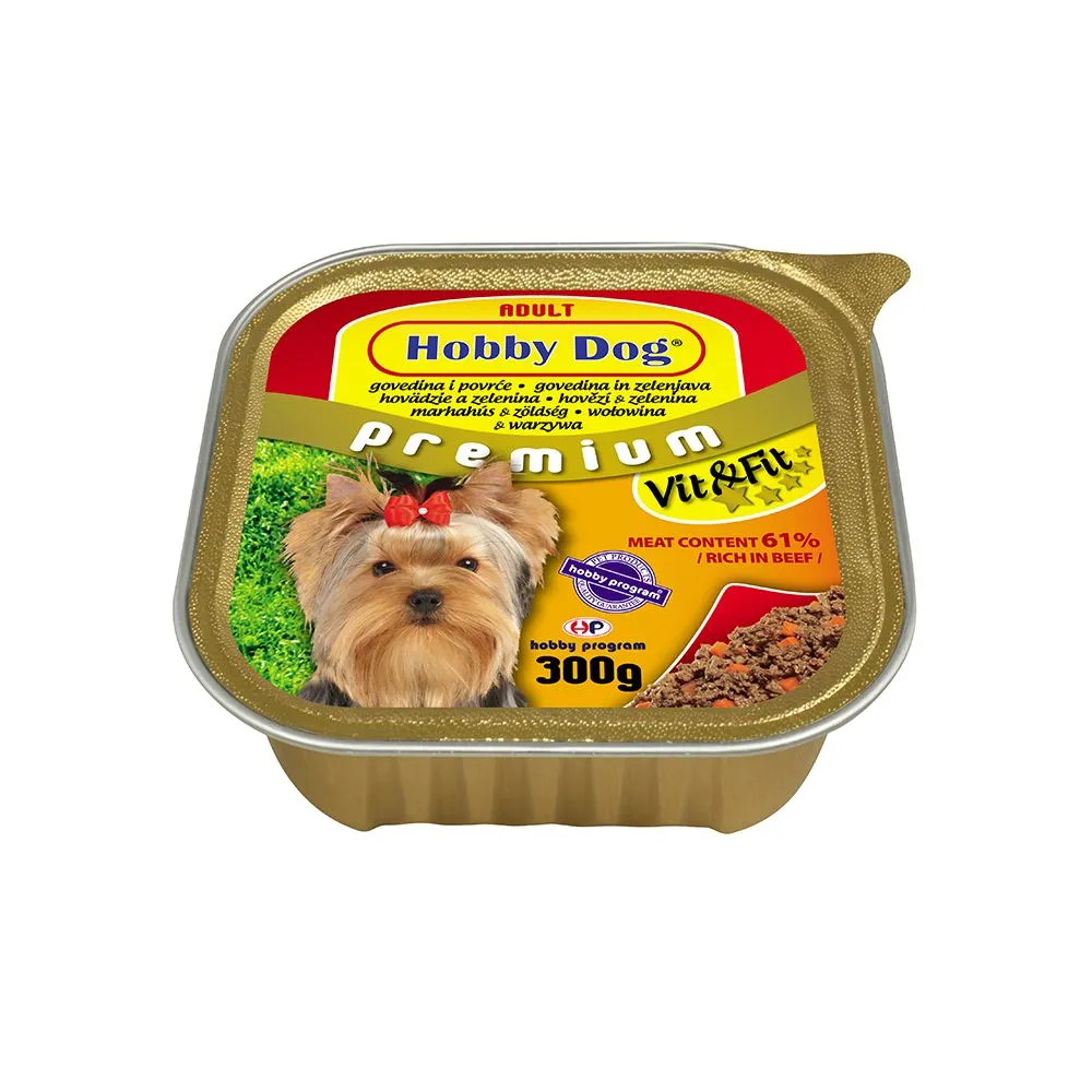 Hobby Dog Hovězí se zeleninou konzerva 300 g