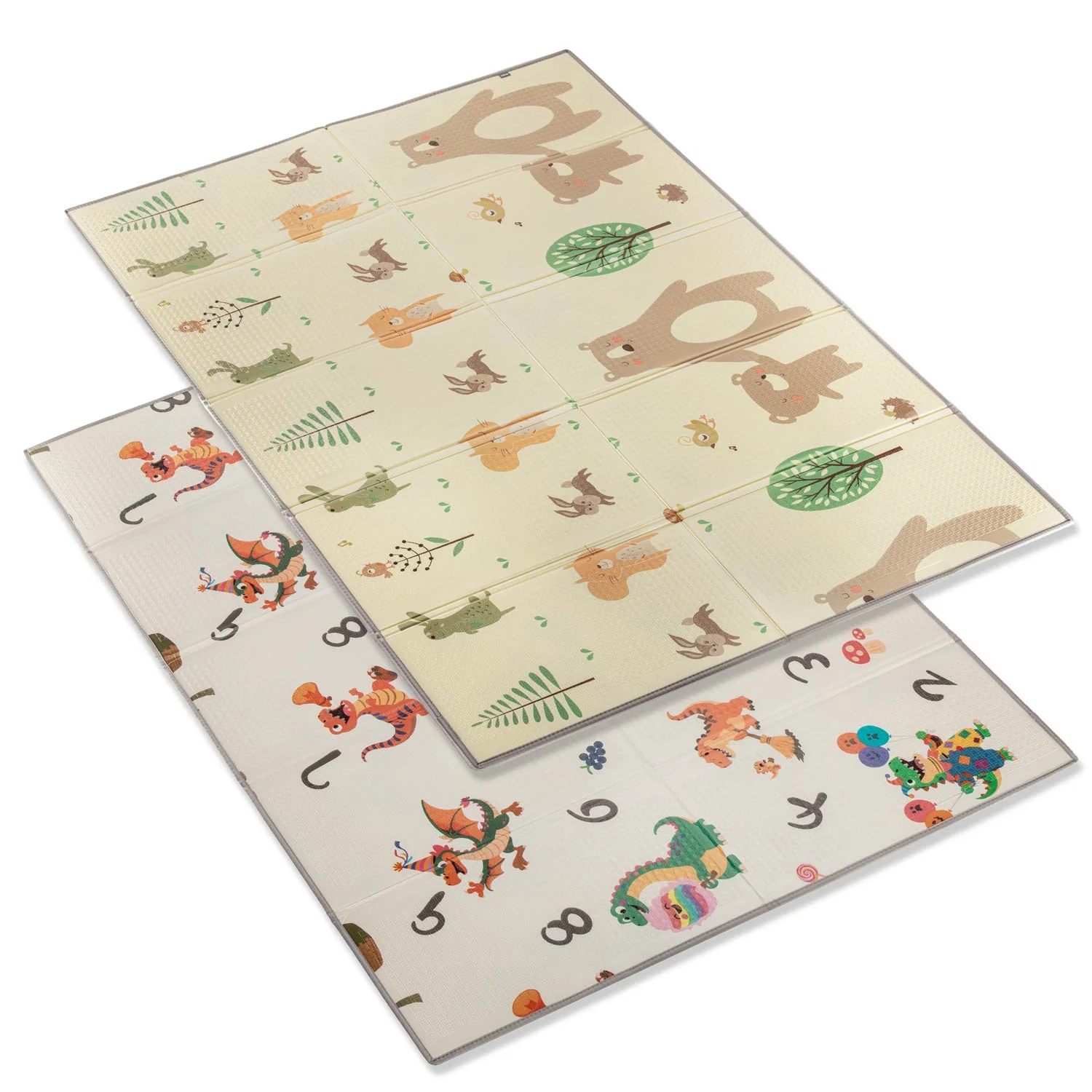 Zopa Multifunkční pěnová skládací podložka oboustranná 200x150, Forest 1