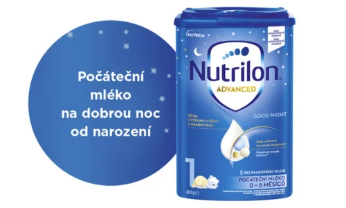 Počáteční mléko Nutrilon Advanced 1 Good Night na dobrou noc