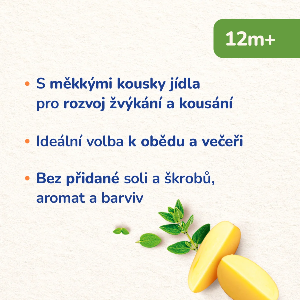 Sunar Příkrm šťouchané brambory s kuřetem 12m+ 235 g