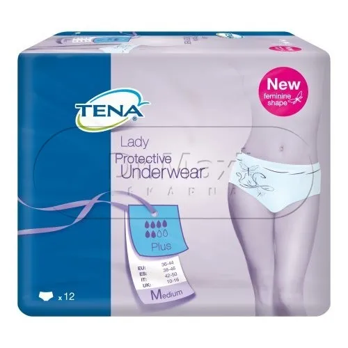Inkontinenční kalhotky TENA Lady Protective Underwear Plus M 12ks
