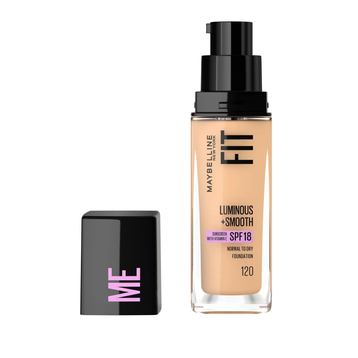 Maybelline Fit me Luminous + Smooth odstín 120 Classic Ivory make-up 30 ml