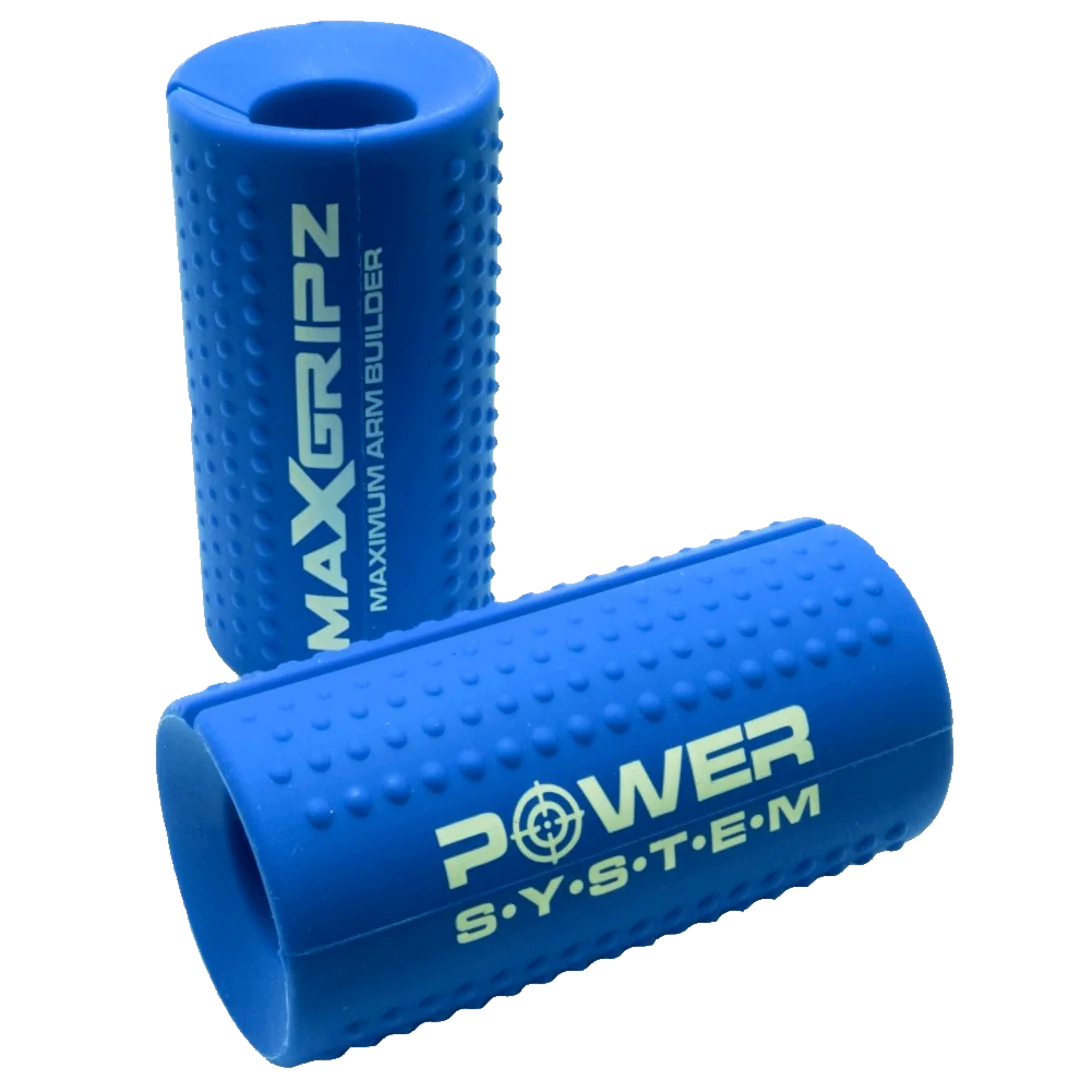 Power System Gripy na posilovací tyč MAX GRIPZ modré - M
