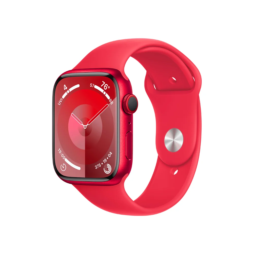 Apple Watch S9 Cellular 45 mm sport band S/M smart hodinky Red
