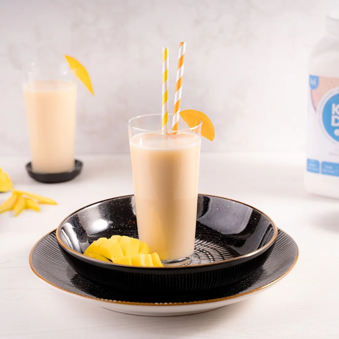 KetoDiet Proteinový nápoj - příchuť meruňka a mango (35 porcí)