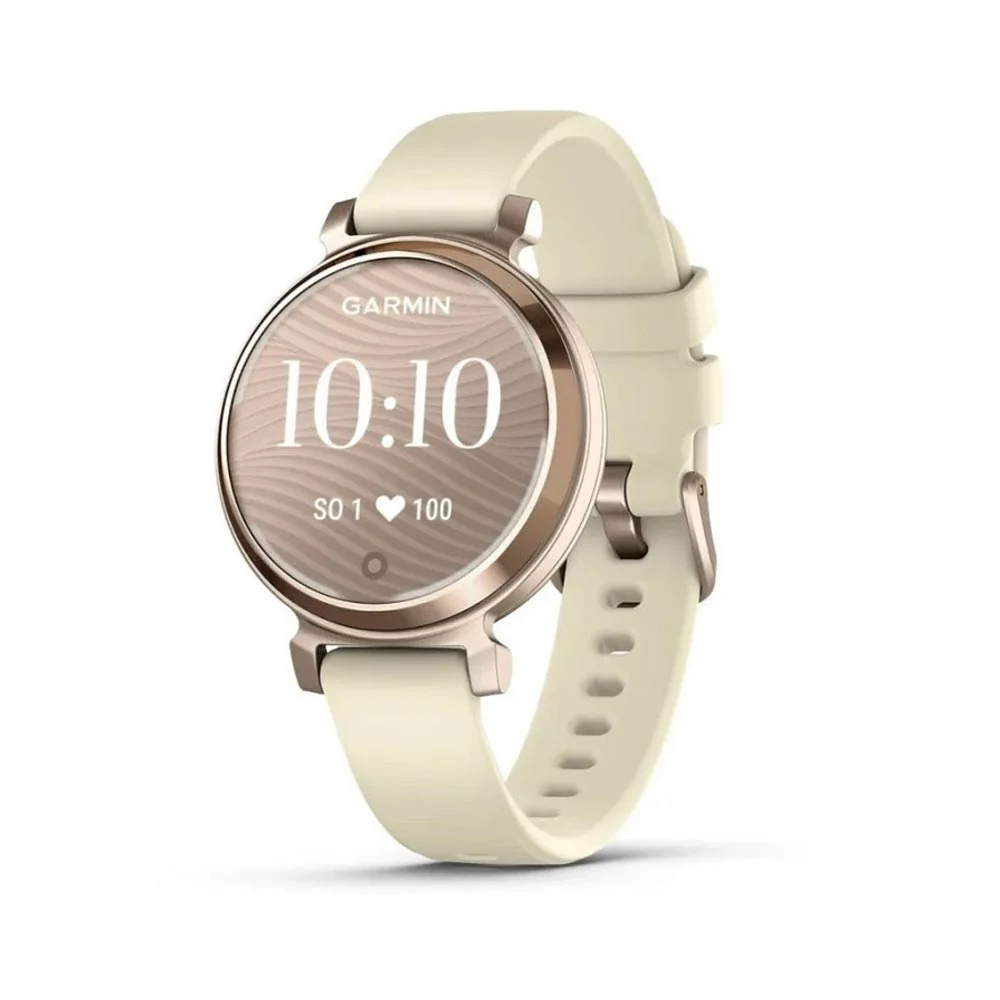 Garmin Lily 2 Silicone Band chytré hodinky Cream Gold/Coconut