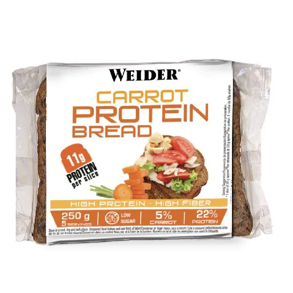 WEIDER Proteinový chléb s mrkví 250 g