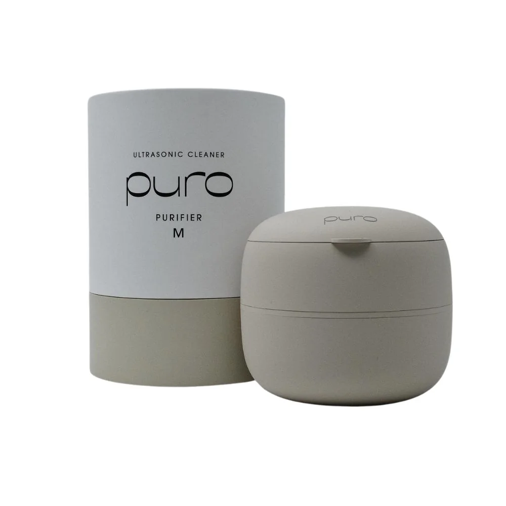 PURO Purifier M ultrazvuková čistička na rovnátka a náhrady skandinávská zelená