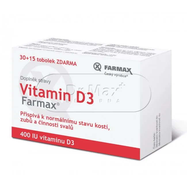 VITAMIN D3 tob.30+15 ZDARMA