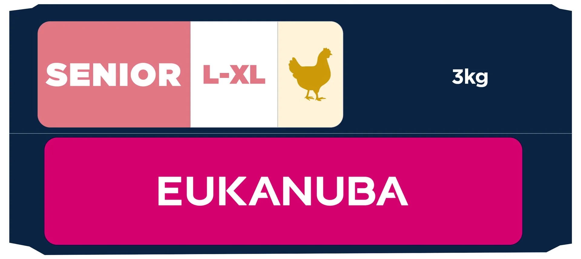 Eukanuba Krmivo Senior Large rich in fresh chicken 3kg