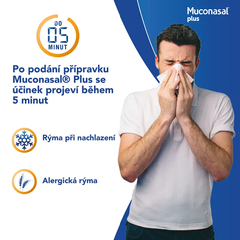 Muconasal Plus nosní sprej 10 ml