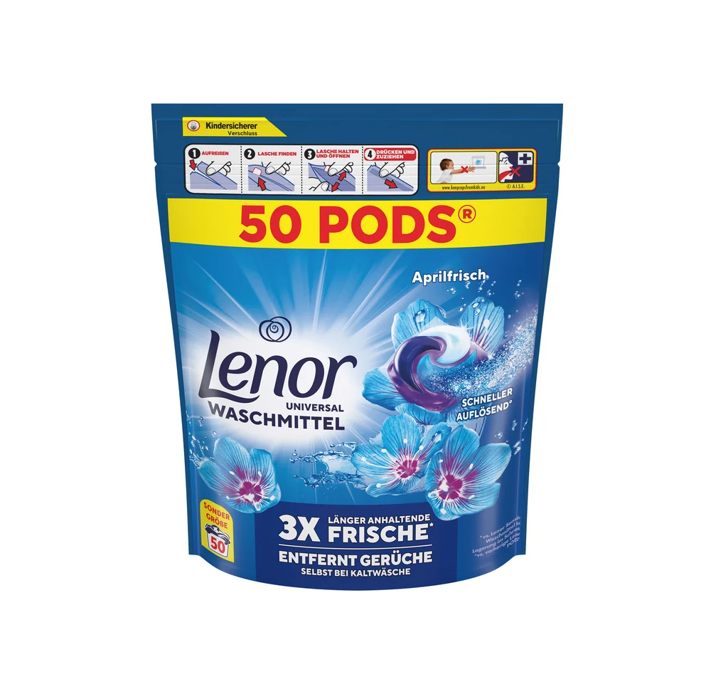 Lenor Universal Aprilfrisch kapsle na praní 50 ks