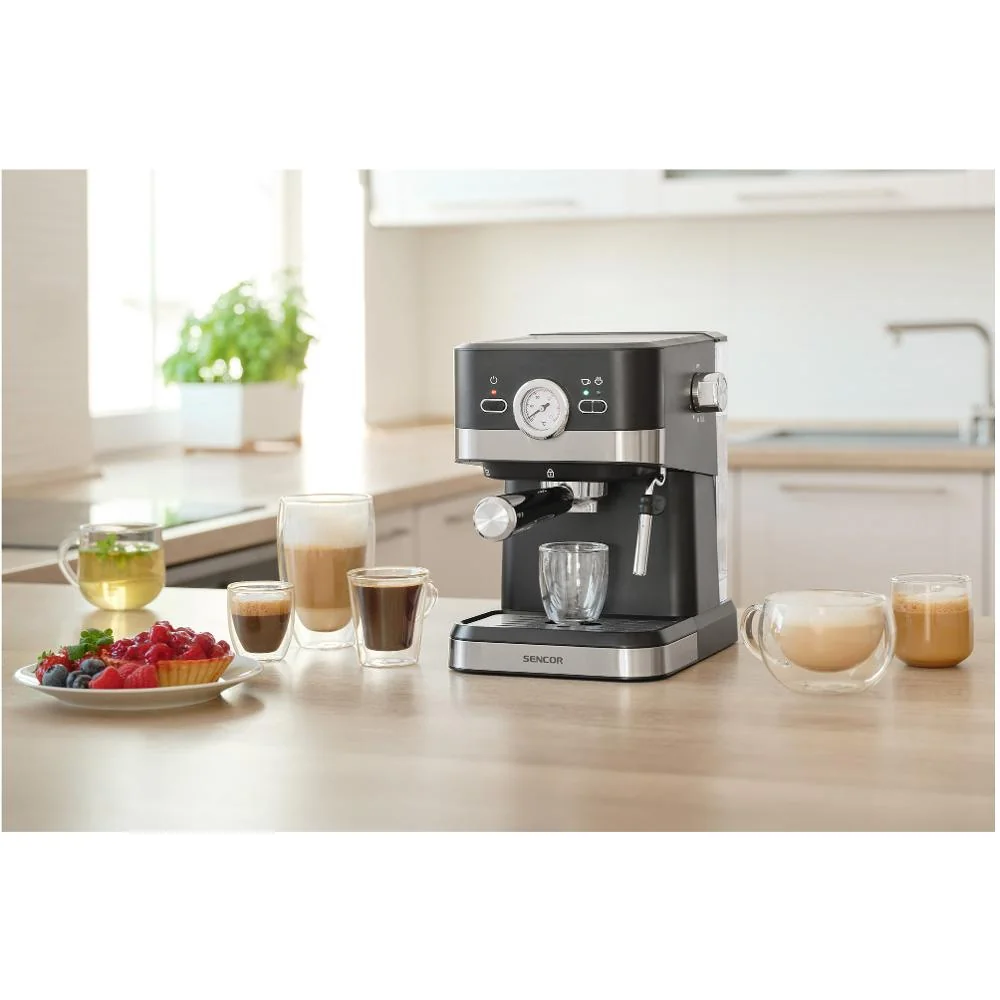 SENCOR SES 1721BK Espresso pákový kávovar černý