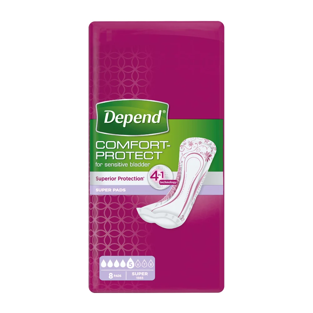 Depend Super inkontinenční vložky 8 ks