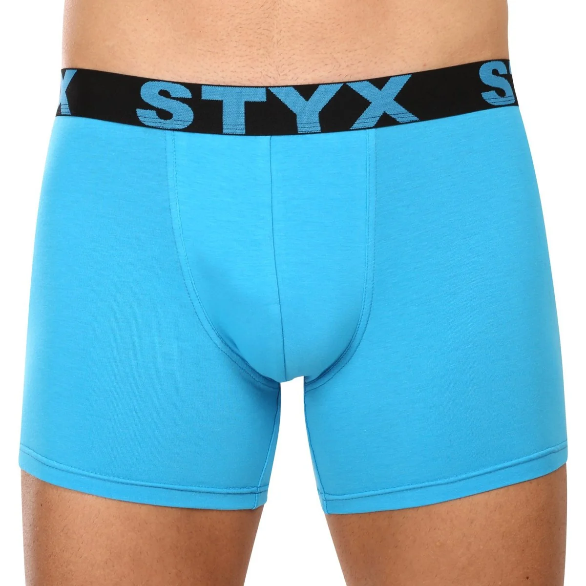 Styx 3PACK pánské boxerky long sportovní guma vícebarevné (3U96789) L
