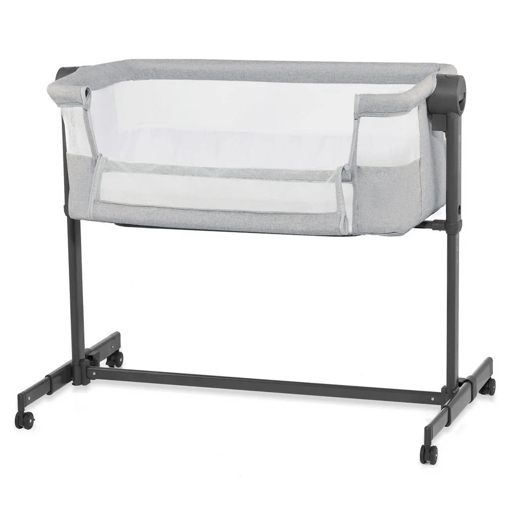 Kinderkraft Postýlka dětská polohovatelná Nestee Up2 Light Grey