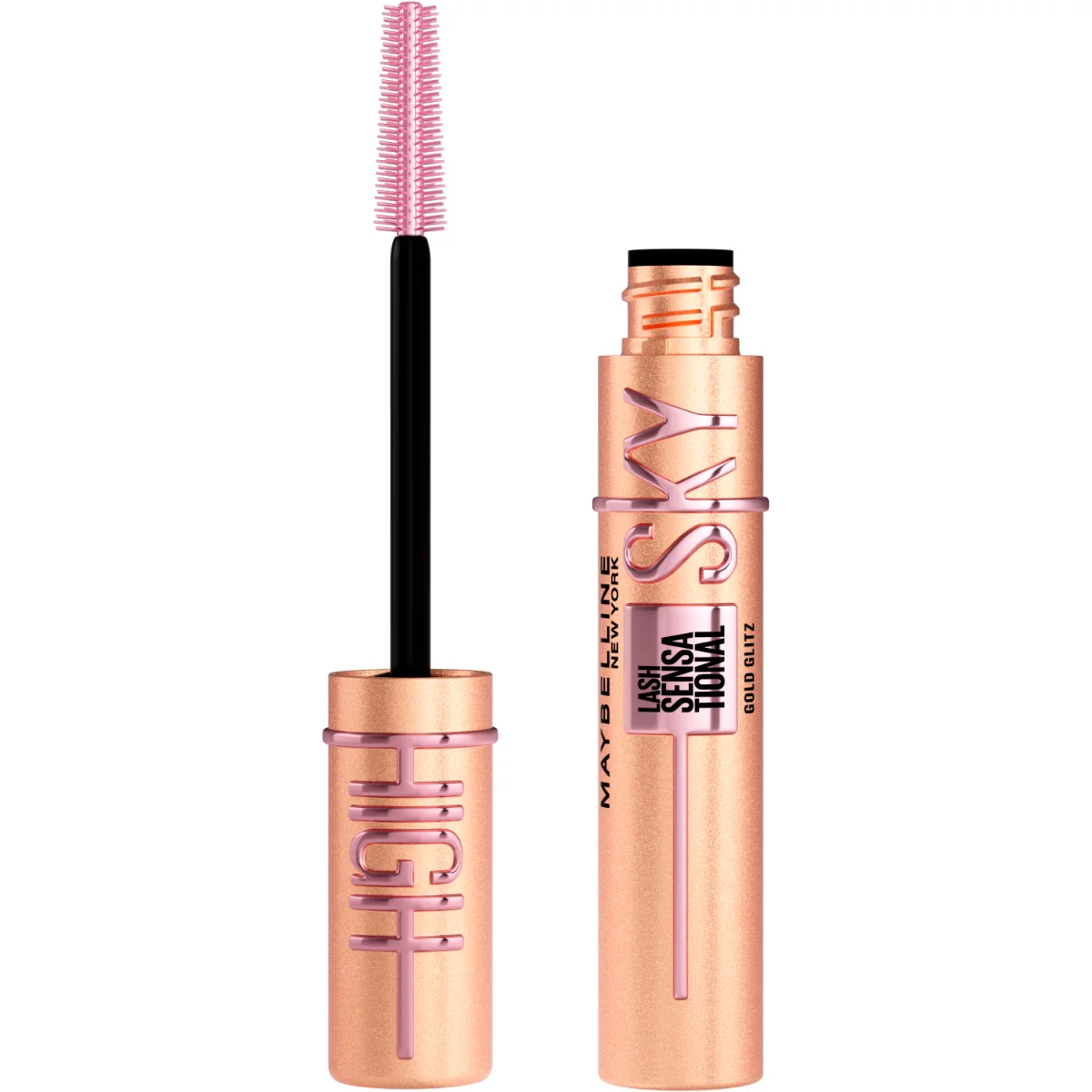 Maybelline Lash Sensational Sky High Rosegold Glitz řasenka 7,5 ml