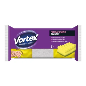 Vortex Kuchyňská houbička Profiled & Care 3 ks