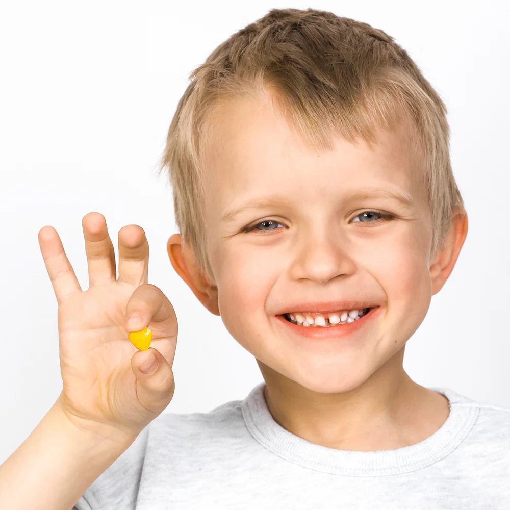 Venira Kids Multivitamin pro děti ve formě srdíček pomeranč 120 tablet
