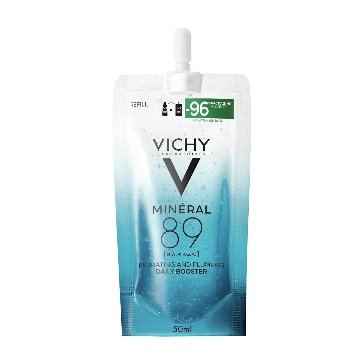 Vichy Minéral 89 Hydratační a vyplňující denní booster náhradní náplň 50 ml