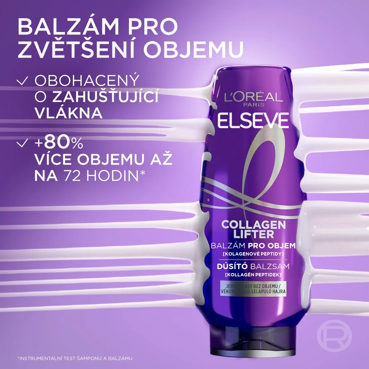 Loréal Paris Elseve Collagen Lifter balzám pro zvětšení objemu 300 ml