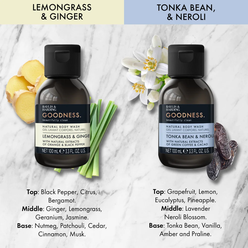 Baylis & Harding Sada sprchových gelů Goodness 4x100 ml