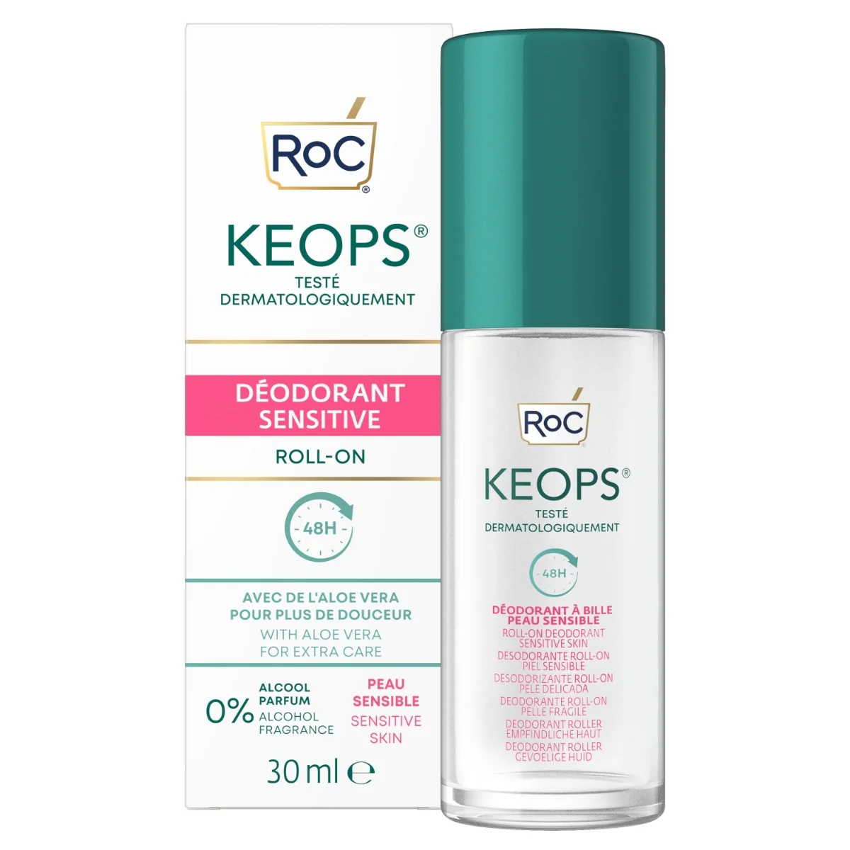 RoC Keops Sensitive Skin Deodorant roll-on 30 ml