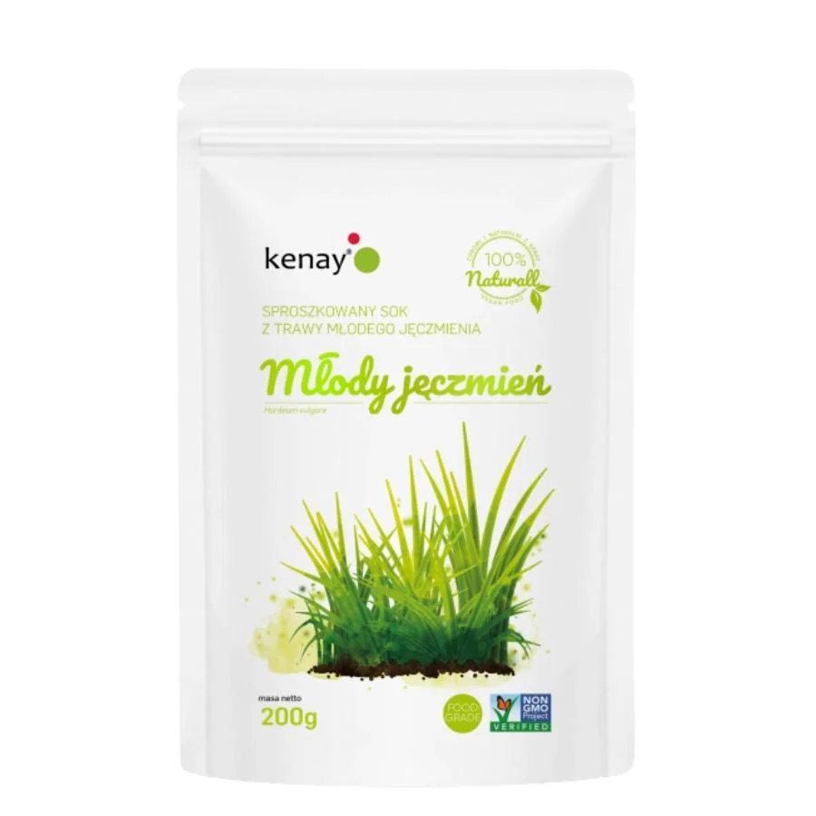 Kenay BIO prášek ze šťávy z mladého ječmene 200 g
