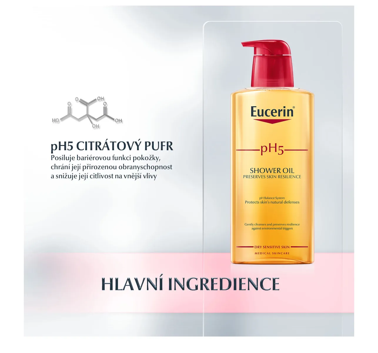 Eucerin Ph5 Sprchový olej 400 ml