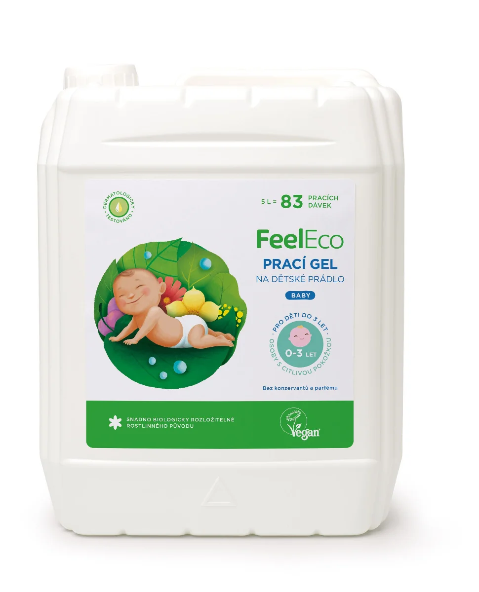 Feel Eco Hypoalergenní prací gel Baby 5 l