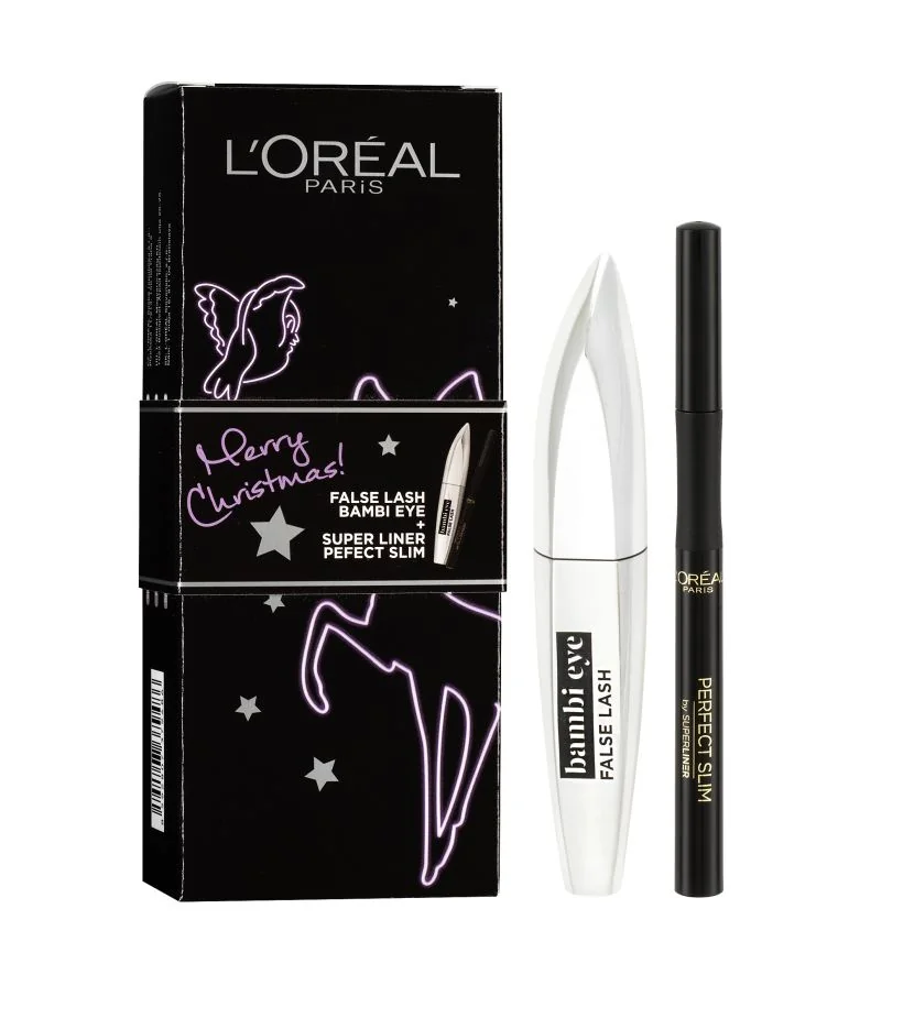 Loréal Paris Řasenka Bambi False Lash a oční linka Perfect Slim dárková sada