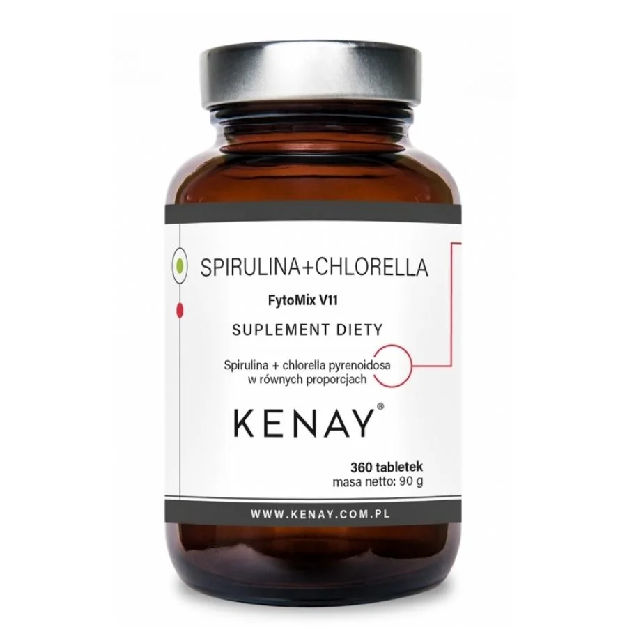 Kenay Spirulina chlorella FytoMix V11 360 tablet