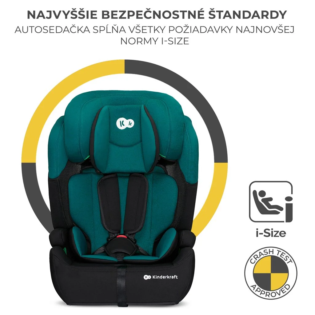 Kinderkraft Autosedačka Comfort up i-size green (76-150 cm)