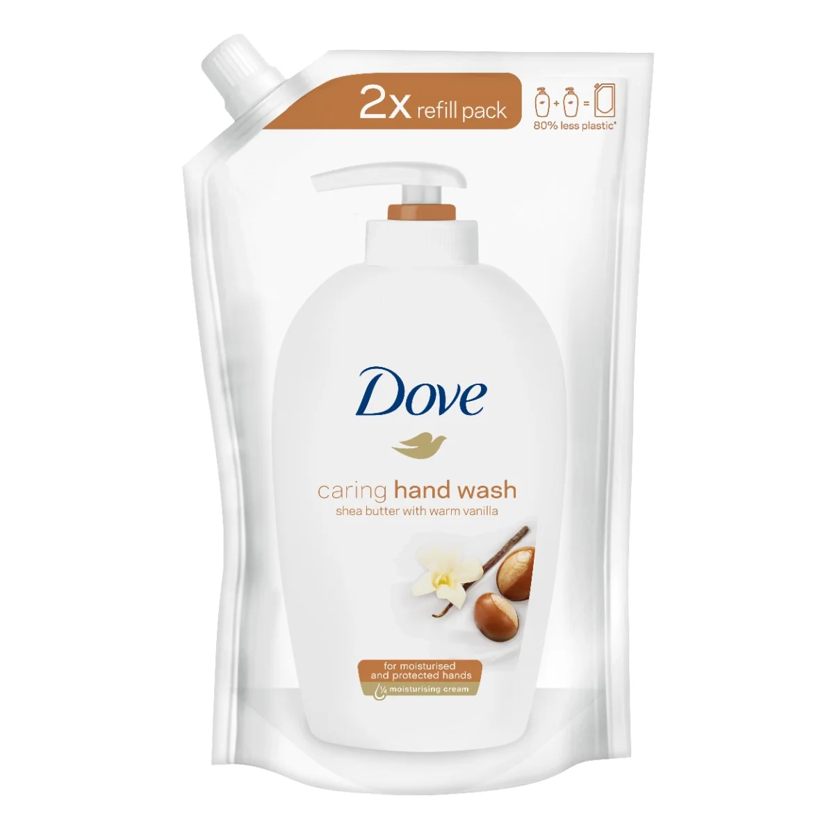 Dove Pampering Care Bambucké máslo tekuté mýdlo – náplň 500 ml