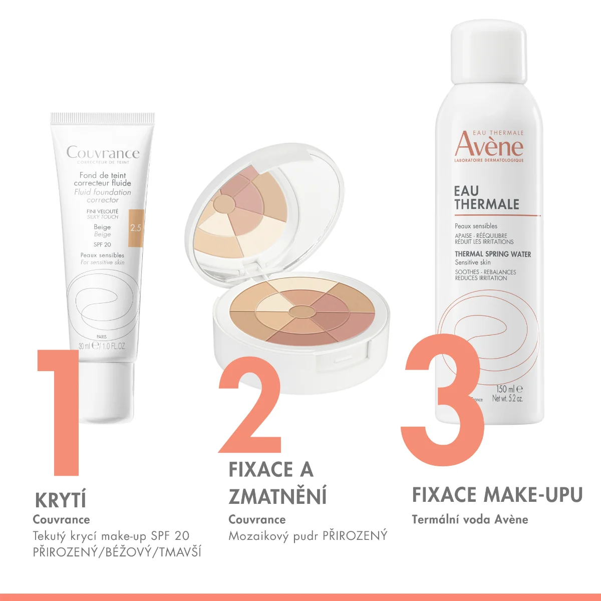 Avène Couvrance Mozaikový pudr přirozený odstín 10 g