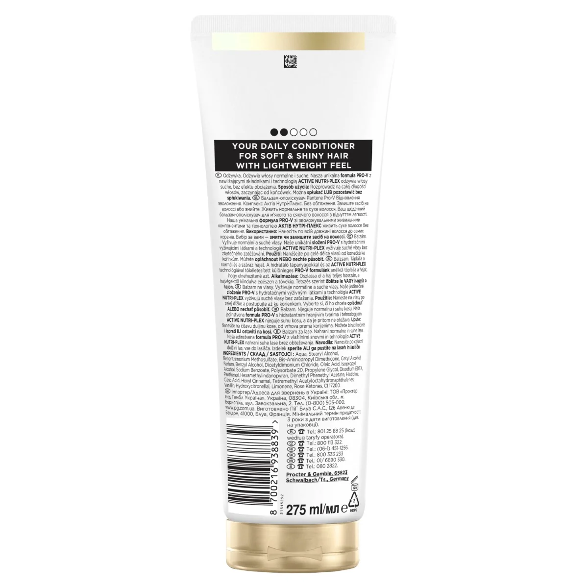 Pantene Pro-V Hydration Recharge kondicionér 275 ml