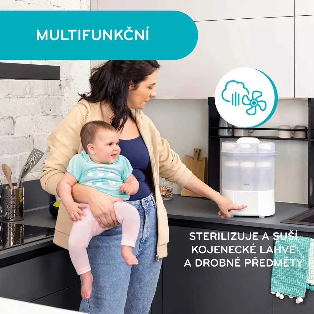 Chicco Sterilizátor elektrický parní s funkcí sušení