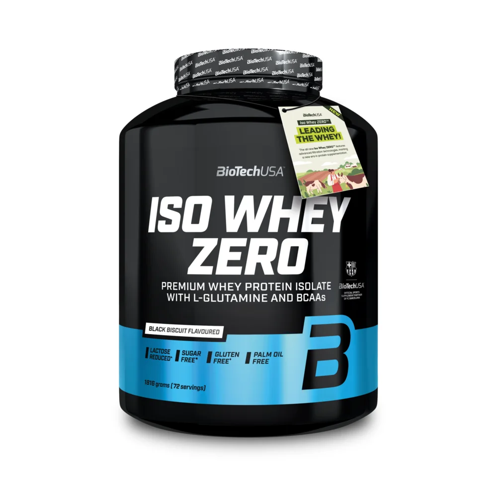 BioTech USA Iso Whey Zero 1816 g black biscuit