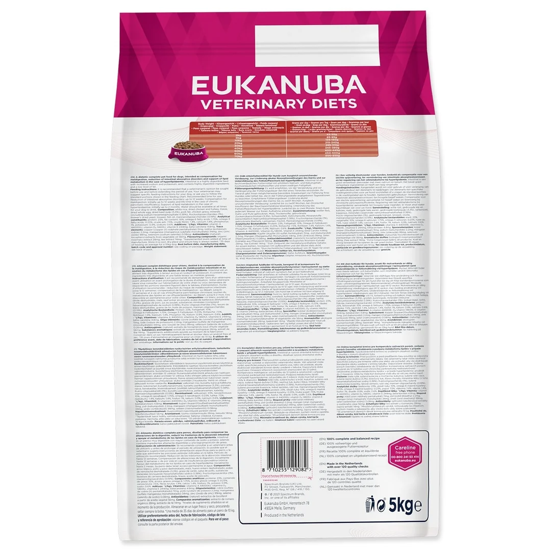 Eukanuba Krmivo Veterinary Diets Intestinal 5kg
