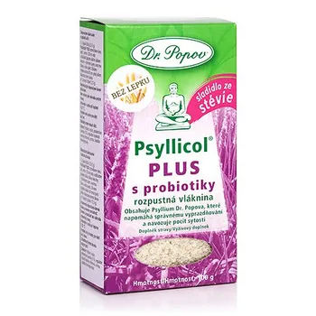 Dr. Popov Psyllicol PLUS s probiotiky 100 g