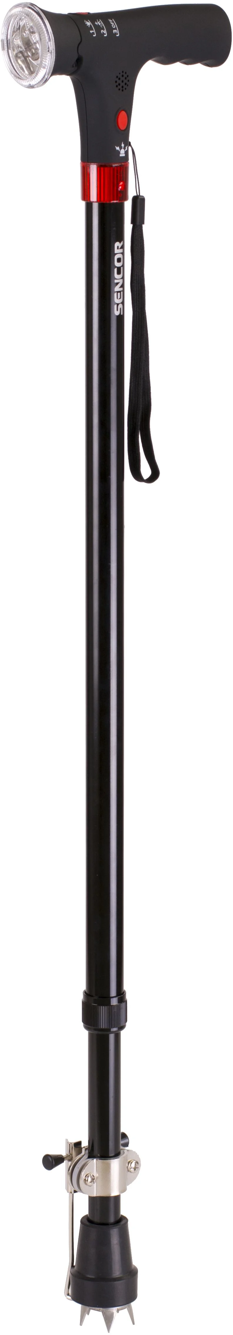 Sencor SXP 010 Hůl se světlem a alarmem 