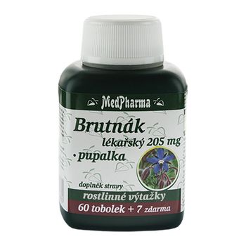 Medpharma Brutnák lékářský 205 mg + pupalka 67 tobolek