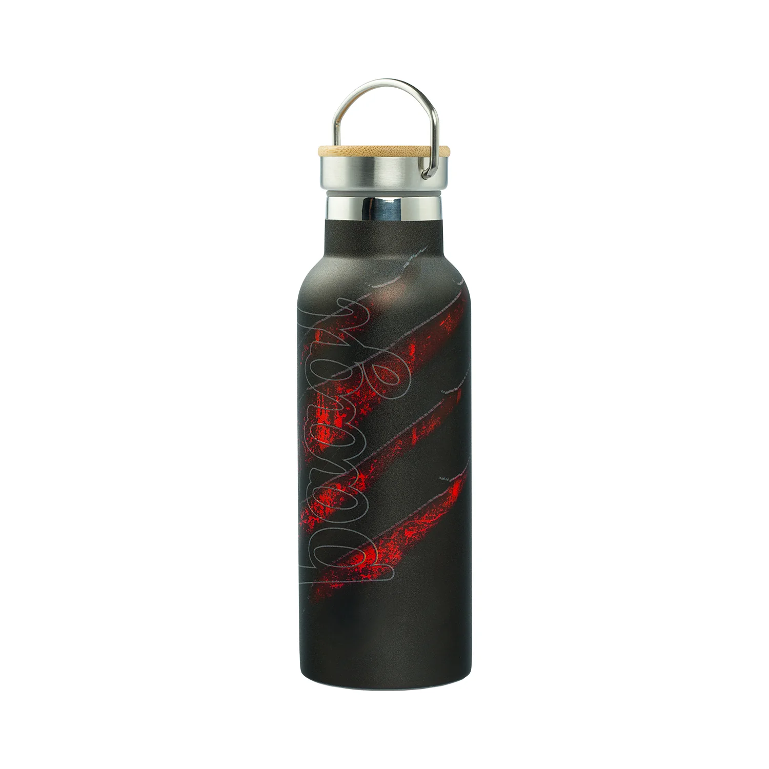 Baagl Termoláhev s bambusovým víčkem Láva, 500 ml