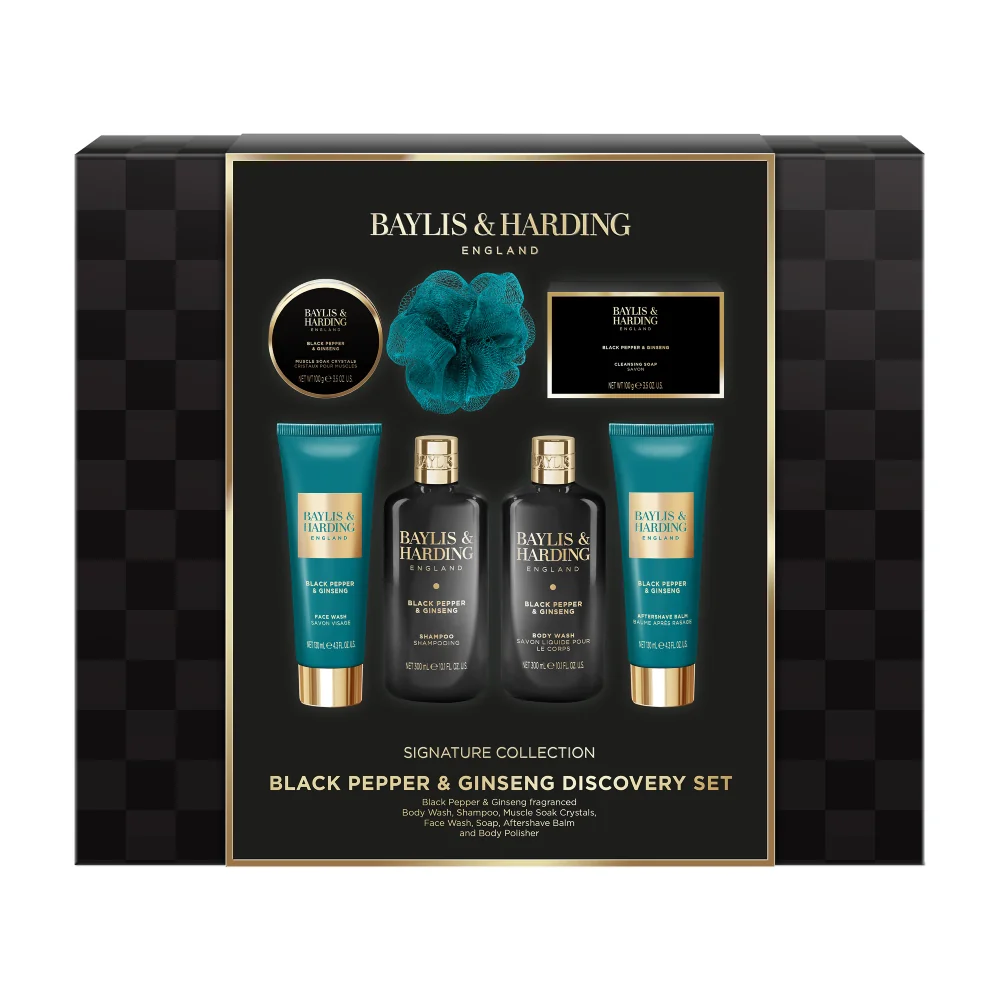 Baylis & Harding Dárková sada péče o tělo pro muže Black Pepper 7 ks