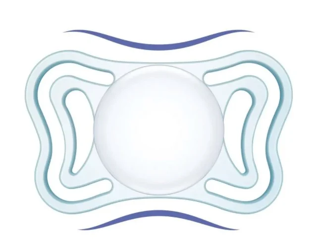 Chicco Dudlík Physio Light silikonový noční 6–16 m 2 ks